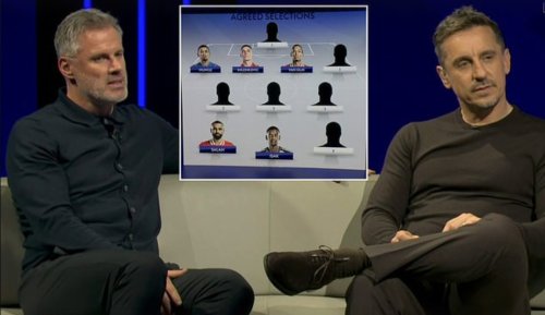 Gary Neville and Jamie Carragher reveal their XI of the season live on Sky Sports but can only agree on five players