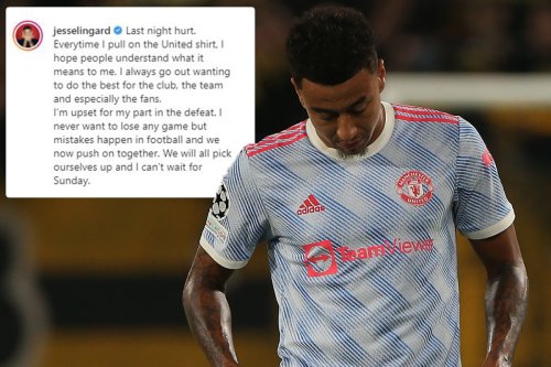 Jesse Lingard issues grovelling apology after costing Man Utd against Young Boys