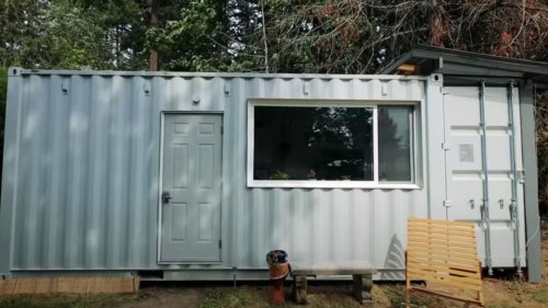 I turned a 20ft shipping container into an off-grid home after I decided working life wasn’t for me