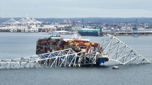 Baltimore bridge crash narrowly avoided bigger disaster as ‘faulty’ ship carried HUNDREDS of tons of explosive cargo