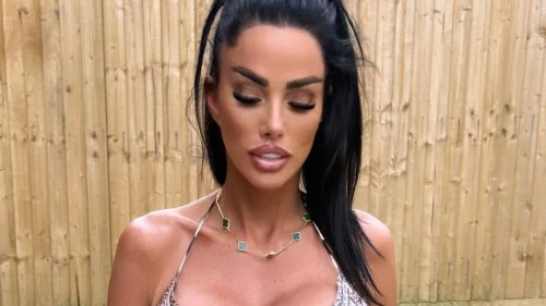 Katie Price sparks concern as she looks slimmer than ever as she models plunging maxi dress