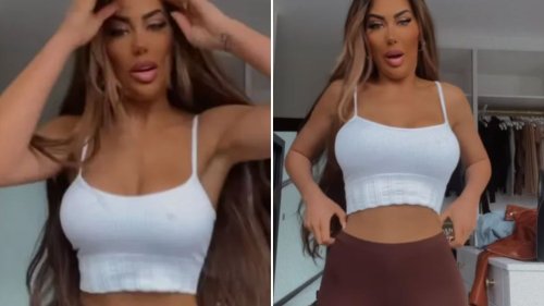 Chloe Ferry goes braless in a white crop top saying she looks ‘f****** gorgeous’