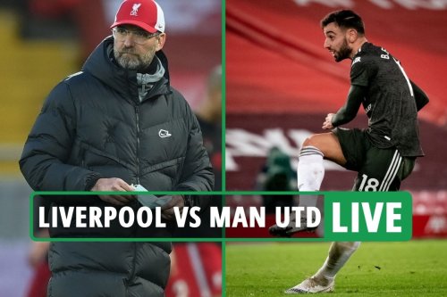 Liverpool vs Man Utd LIVE: Follow all the action from Premier League clash