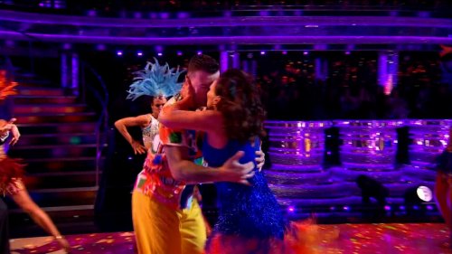Strictly shock as Shirley Ballas KISSES pro-dancer in front of his girlfriend