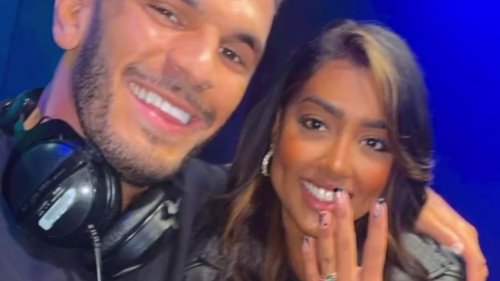 Love Island’s Kai insists he IS engaged to Sanam after ring pic – but she has other thoughts