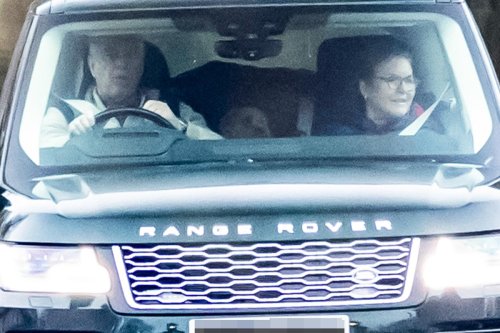 Prince Andrew and Sarah Ferguson seen driving in Windsor as he faces losing his security over Virginia Giuffre sex case