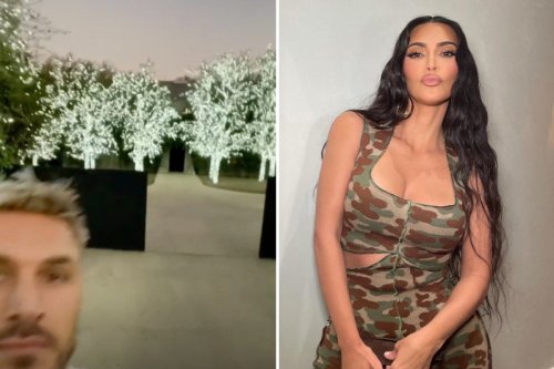 See Kim Kardashian's gorgeous Christmas decorations outside her $60M mansion