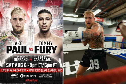 Jake Paul vows not to let ‘little b***h’ Tommy Fury ‘weasel out’ of grudge match after Brit is denied entry to USA
