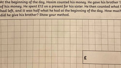 Parents have been left stumped by a maths problem for a 10-year-old to solve, but how long does it take you to crack?