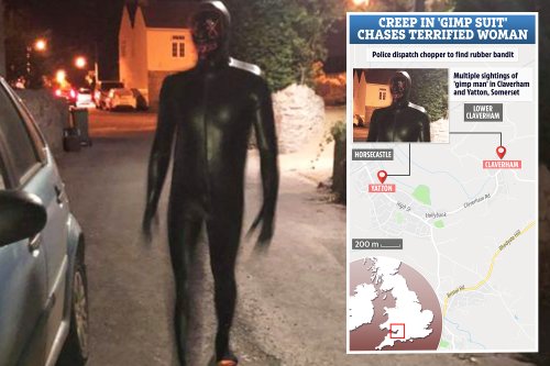 Suspect In His 20s Arrested After grunting Creep In gimp Suit 