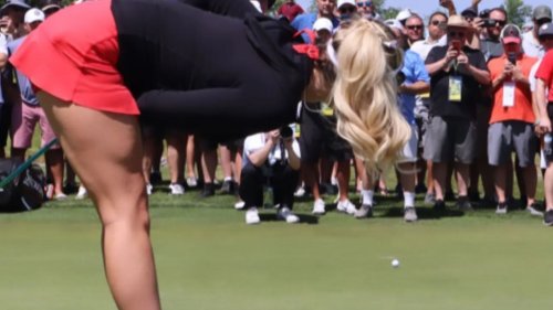 John Daly pulls out of Paige Spiranac match at last minute but replacement leaves golf beauty in awe