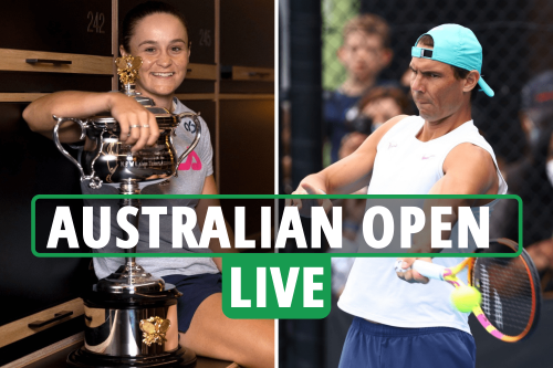Australian Open LIVE RESULTS: Nadal prepares for men’s final in Melbourne as Barty wins historic women’s title – updates