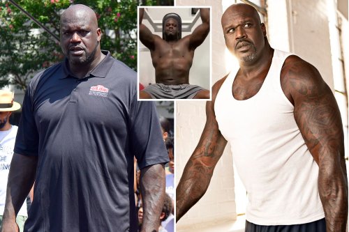 How NBA legend Shaquille O’Neal, 50, shed two stone in body ...