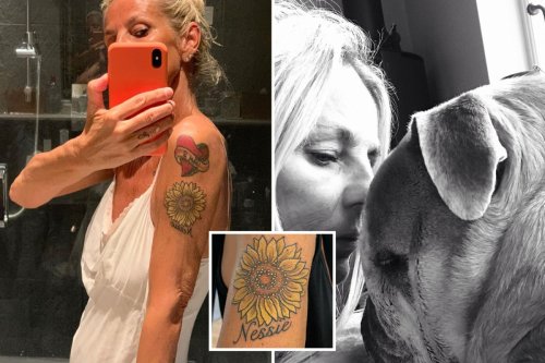 Ulrika Jonsson Shows Off Huge Tattoo Tribute To Late Bulldog Nessie Flipboard