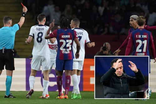 Xavi launches stinging attack on referee after Barcelona knocked out of Champions League thanks to ‘mistake’