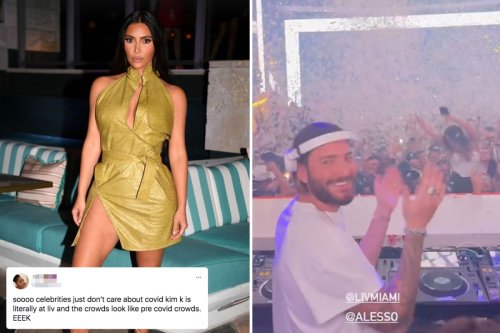 Kim Kardashian slammed by fans who are ‘ashamed’ of star’s ‘irresponsible’ mask-less partying in Miami during pandemic