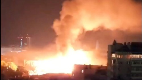 Massive explosion near Putin’s war command HQ as kamikaze drones blast Russian city with ‘state of emergency’ declared