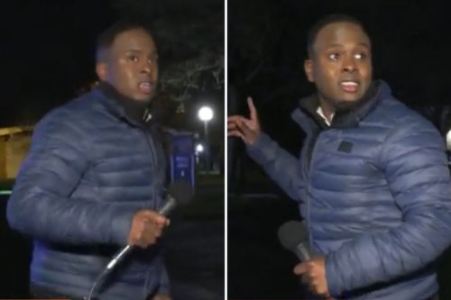 GMB chaos as US presenter's report is disrupted by GUNSHOTS