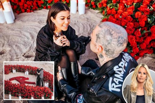 Travis Barker's proposal to Kourtney Kardashian was nothing short of vulgar