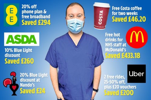 How I saved £2,500 during the Covid pandemic by using NHS discounts