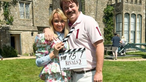 Rivals series two starts filming as cast share behind the scenes snap of Danny Dyer’s return after BAFTA win