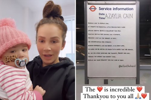 Ashley Cain’s girlfriend Safiyya thanks London Underground for touching Azaylia message