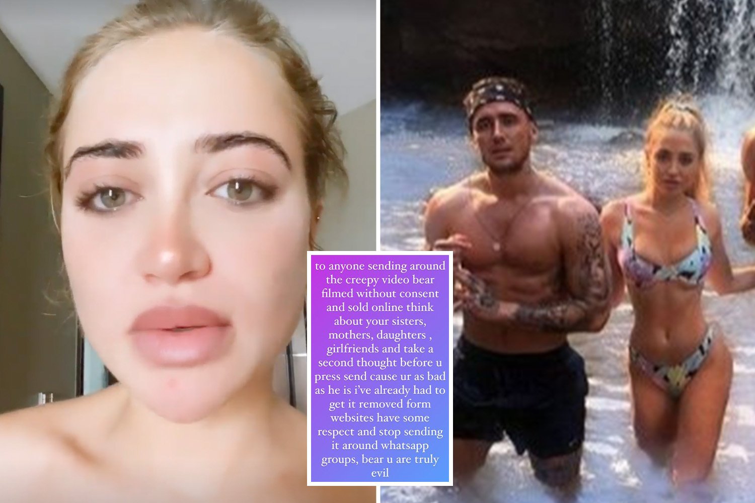 Stephen Sex Video - Devastated Georgia Harrison claims sex tape 'ex Stephen Bear made without  her permission' has leaked on WhatsApp | Flipboard