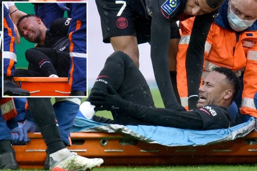 Neymar out for up to eight weeks with ligament damage after horror ankle injury