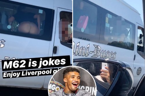 Love Island’s Michael shocked as he’s FLASHED by female fan while driving on motorway