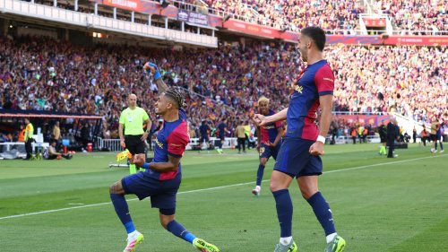 Barcelona vs Real Madrid LIVE SCORE: Barca win SEVEN-goal thriller and edge close to title despite Mbappe hat-trick