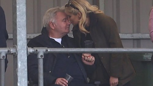 Loved up Eamonn Holmes enjoys tender kiss with new lover Katie Alexander amid divorce battle with ex Ruth Langsford