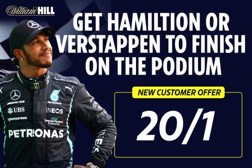 US GP - F1 offer: Get Hamilton or Verstappen at 20/1 to finish in the top three