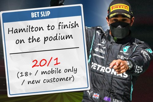 F1 betting offer: 20/1 odds boost for Lewis Hamilton to finish in the top three