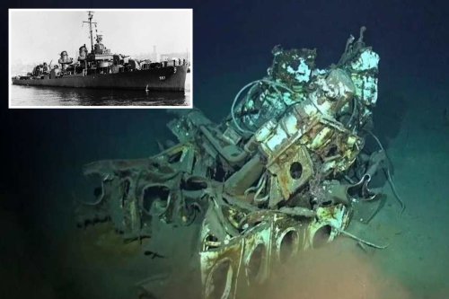 Sunken remains of famed WWII Destroyer USS Johnston hailed as 'deepest ...