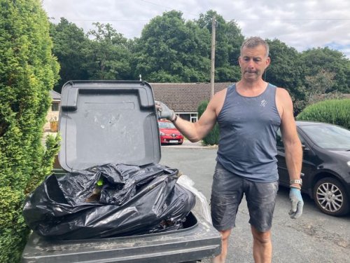 Our overflowing bins haven’t been emptied for TWO WEEKS and are infested with maggots – we’re furious with the council