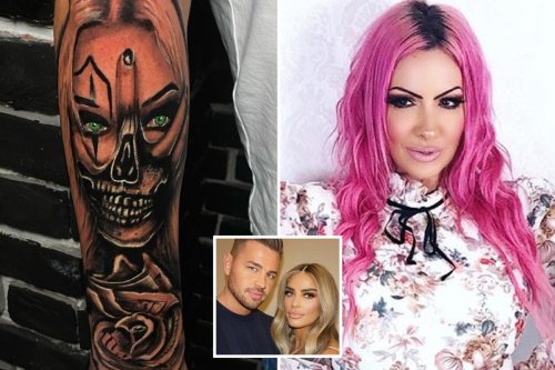 Katie Price's fiance Carl Woods trolled over new tattoo of her - with fans saying it looks like her rival Jodie Marsh