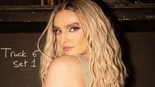 Perrie Edwards looks incredible in plunging figure hugging outfit