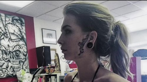 I let tattoo artist ink my face with surprise tattoo – I was horrified by symbol he drew & the twisted reason he did it
