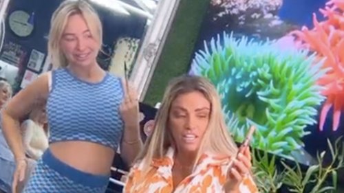 Katie Price’s son Harvey gives out adorable compliments as she FaceTimes him during makeover