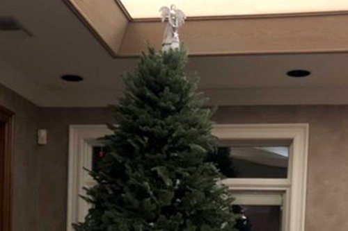 Mum shares hilarious results after toddler decorates her mother-in-law’s Christmas tree