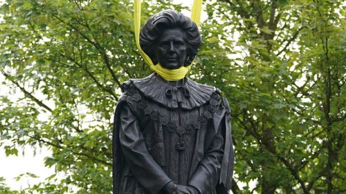 Margaret Thatcher statue egged less than two hours after installation – despite council spending £300k on CCTV