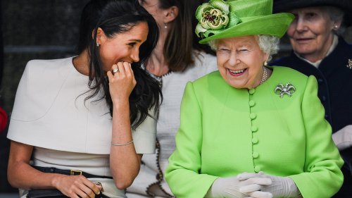 The Queen ‘gave Meghan a telling off when she ranted at caterer preparing a special vegan wedding menu’, insider claims