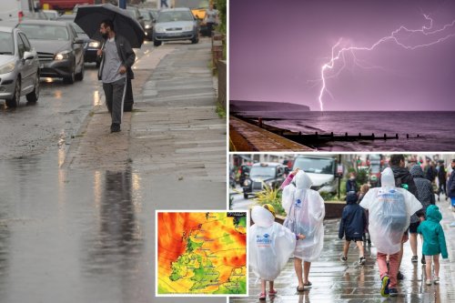 Brits to be hit by even MORE rain with three-day deluge before August sizzler