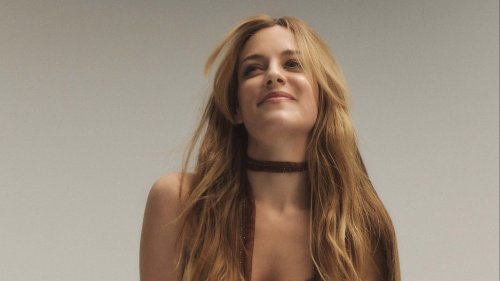 Elvis’ granddaughter Riley Keough wows as she poses in silk slip dress and leather jacket