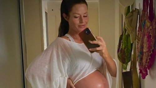 Neighbours legend, 47, welcomes her seventh child as she shares sweet snap of new addition