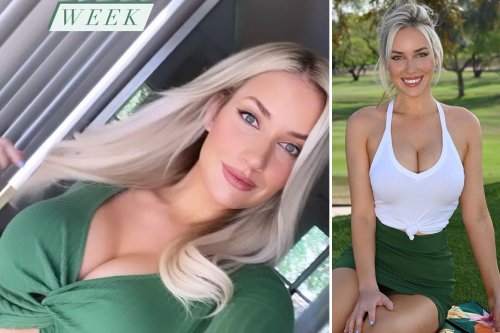 Paige Spiranac stuns in low-cut top as she wears green all week during The Masters at Augusta
