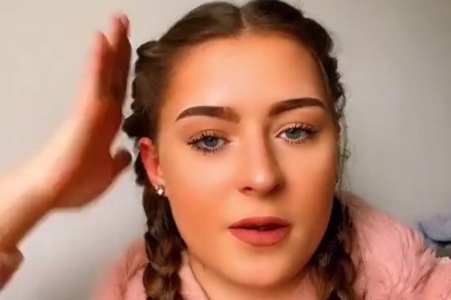 Woman reveals hack to French braid your hair in 5 minutes & anyone can do it