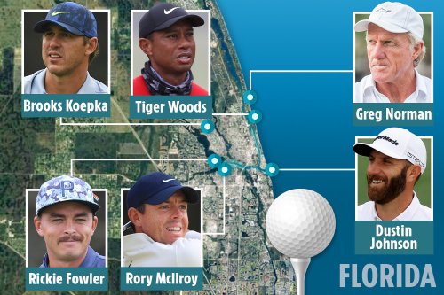Golfing star like Woods, McIlroy, Koepka and Johnson own amazing mansions in tax-haven Jupiter Island worth millions