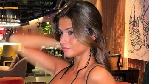 Lando Norris’ ex shows him what he’s missing on night out in London as model joins no-bra club in tiny black dress