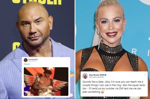 WWE legend and Hollywood icon Dave Bautista bags date with stunning wrestler Dana Brooke after Twitter flirting